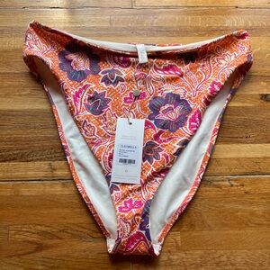 NEW CLEOBELLA Alice Bikini High-rise bottom swim suit bottoms Sz. XL $98